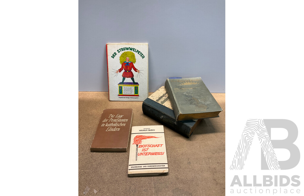 Vintage Collection of German Books