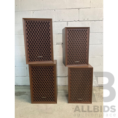 2x Pair of Sonics  Floor Speakers