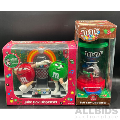 M&M's Juke Box Dispenser & See Saw Dispenser