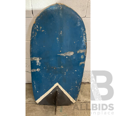 1960S/70S BELLY BOARD PAIPO/BELLY BOARD (3' 2” X 18” X 2”)