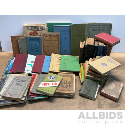 Vintage Collection of Education School Books