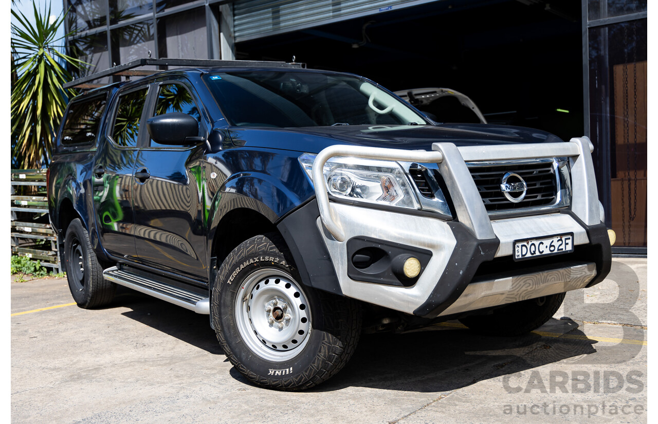 07/2017 Nissan Navara SL (4x4) 4WD D23 Series II Dual Cab Utility Deep Sapphire Blue Turbo Diesel 2.3L