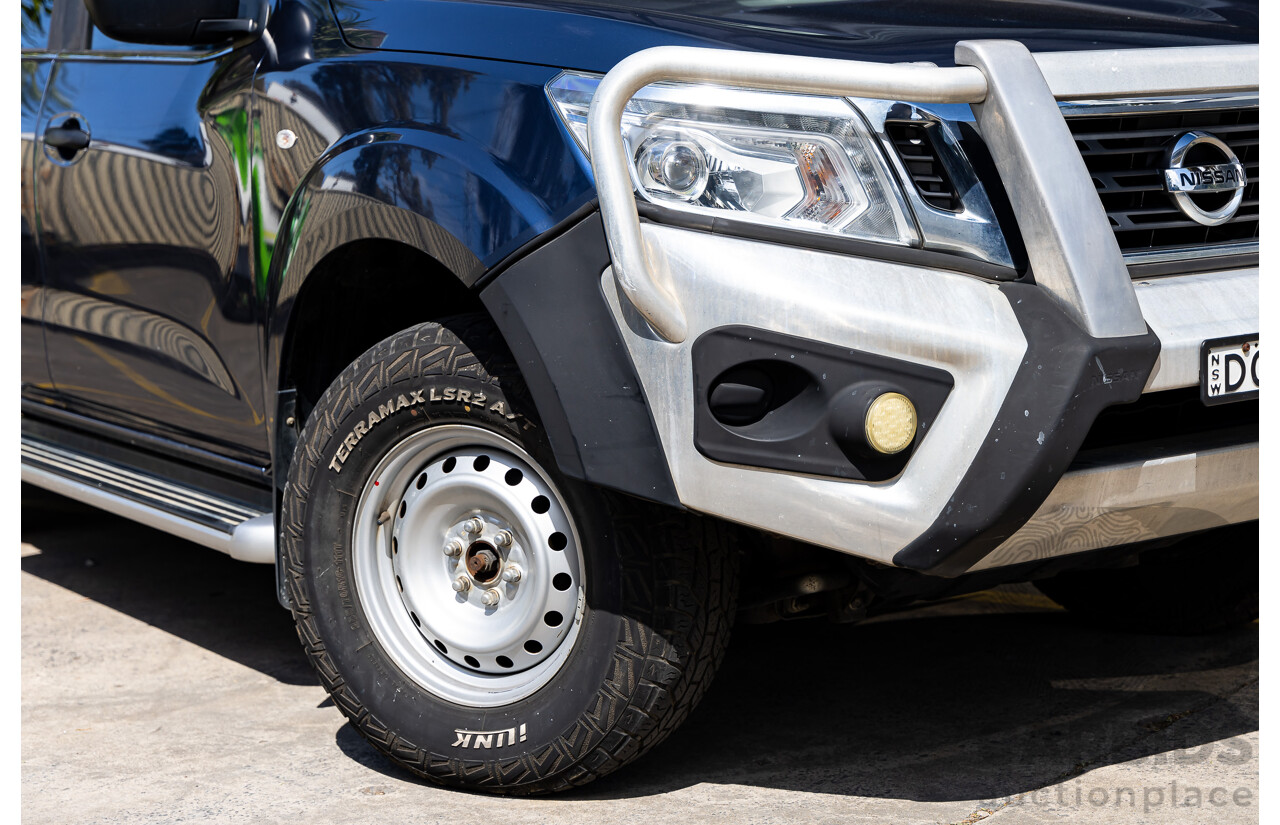 07/2017 Nissan Navara SL (4x4) 4WD D23 Series II Dual Cab Utility Deep Sapphire Blue Turbo Diesel 2.3L