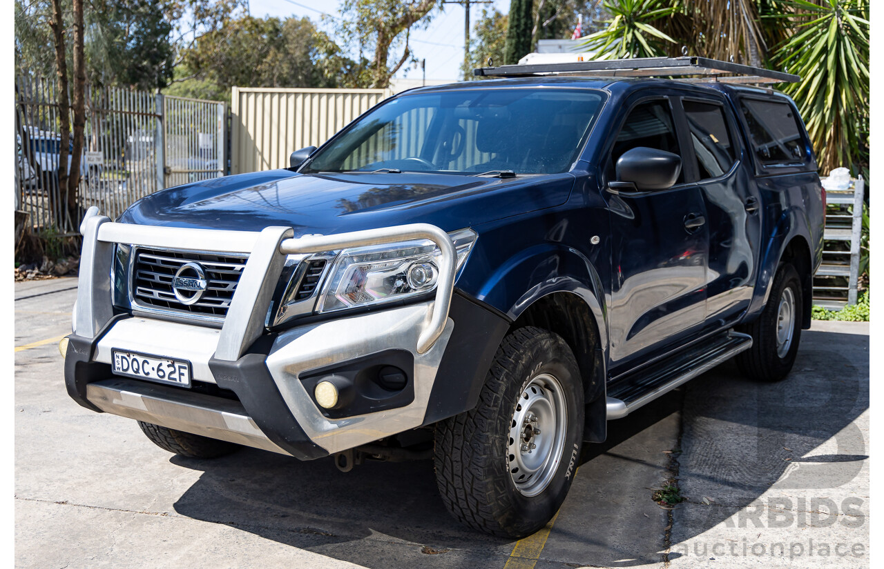 07/2017 Nissan Navara SL (4x4) 4WD D23 Series II Dual Cab Utility Deep Sapphire Blue Turbo Diesel 2.3L