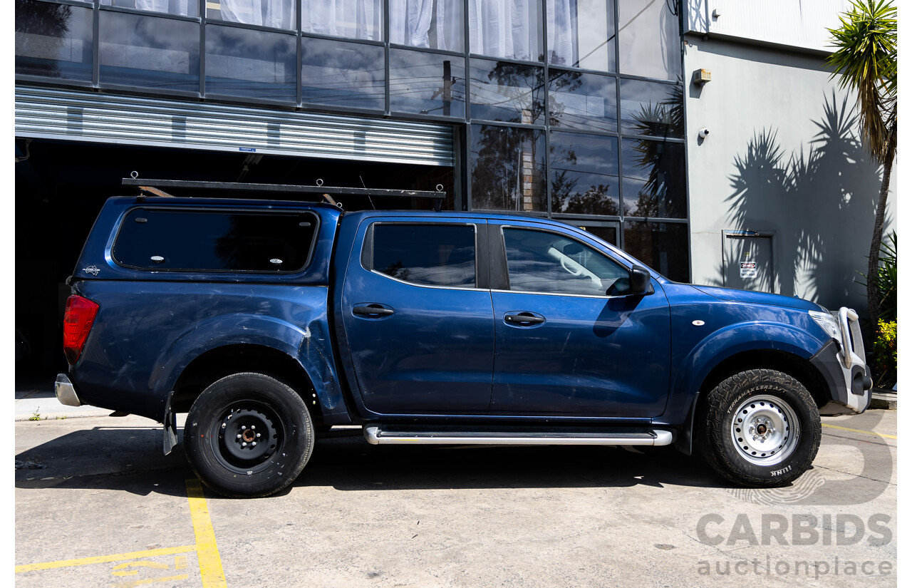 07/2017 Nissan Navara SL (4x4) 4WD D23 Series II Dual Cab Utility Deep Sapphire Blue Turbo Diesel 2.3L