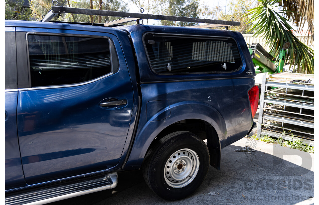 07/2017 Nissan Navara SL (4x4) 4WD D23 Series II Dual Cab Utility Deep Sapphire Blue Turbo Diesel 2.3L