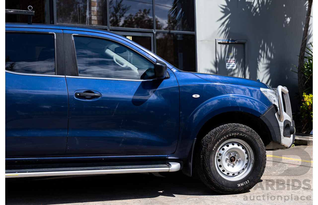 07/2017 Nissan Navara SL (4x4) 4WD D23 Series II Dual Cab Utility Deep Sapphire Blue Turbo Diesel 2.3L