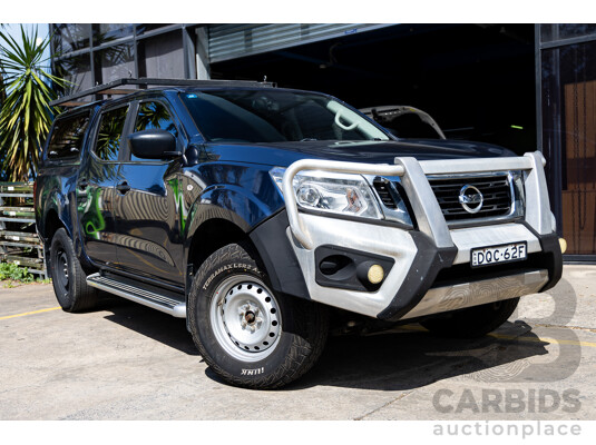 07/2017 Nissan Navara SL (4x4) 4WD D23 Series II Dual Cab Utility Deep Sapphire Blue Turbo Diesel 2.3L