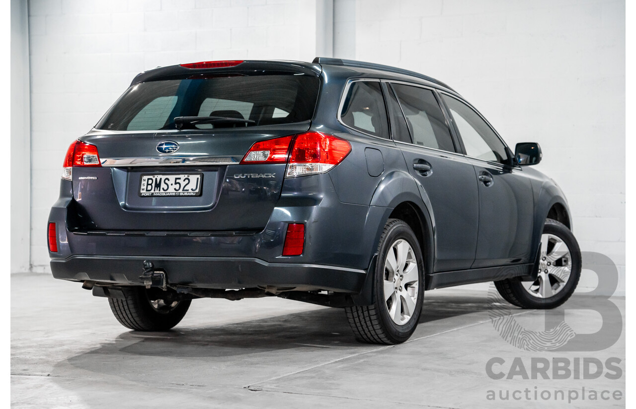 3/2010 Subaru Outback 3.6R Premium MY10 4d Wagon Graphite Grey Metallic 3.6L