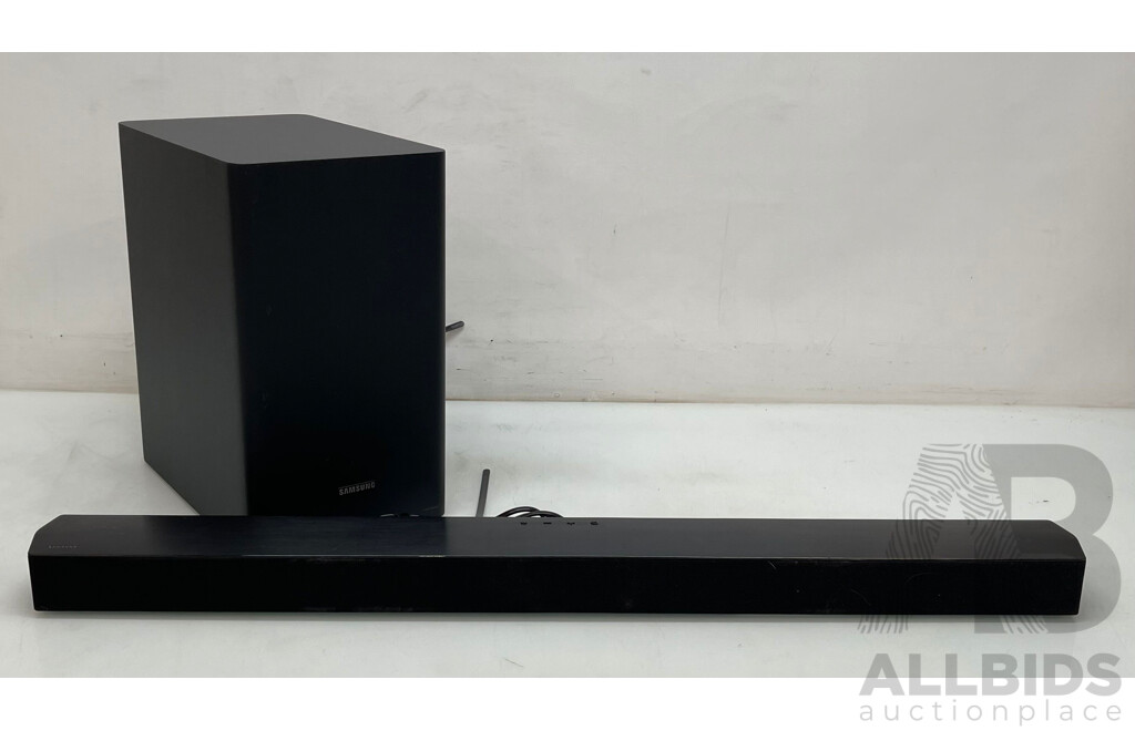 Samsung Sound Bar and Subwoofer