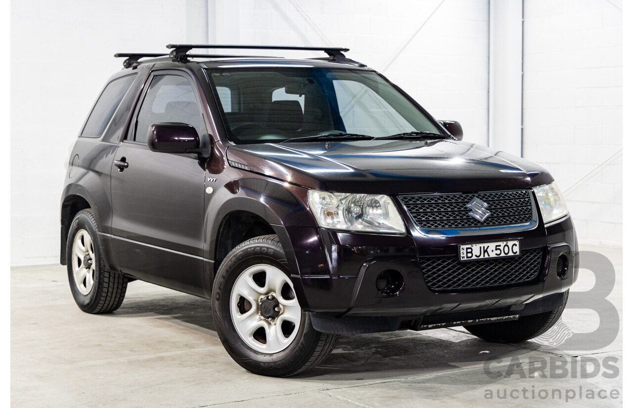 8/2008 Suzuki Grand Vitara (4x4) JT MY08 UPGRADE 2d Wagon Purple 2.4L