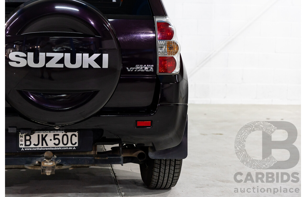 8/2008 Suzuki Grand Vitara (4x4) JT MY08 UPGRADE 2d Wagon Purple 2.4L