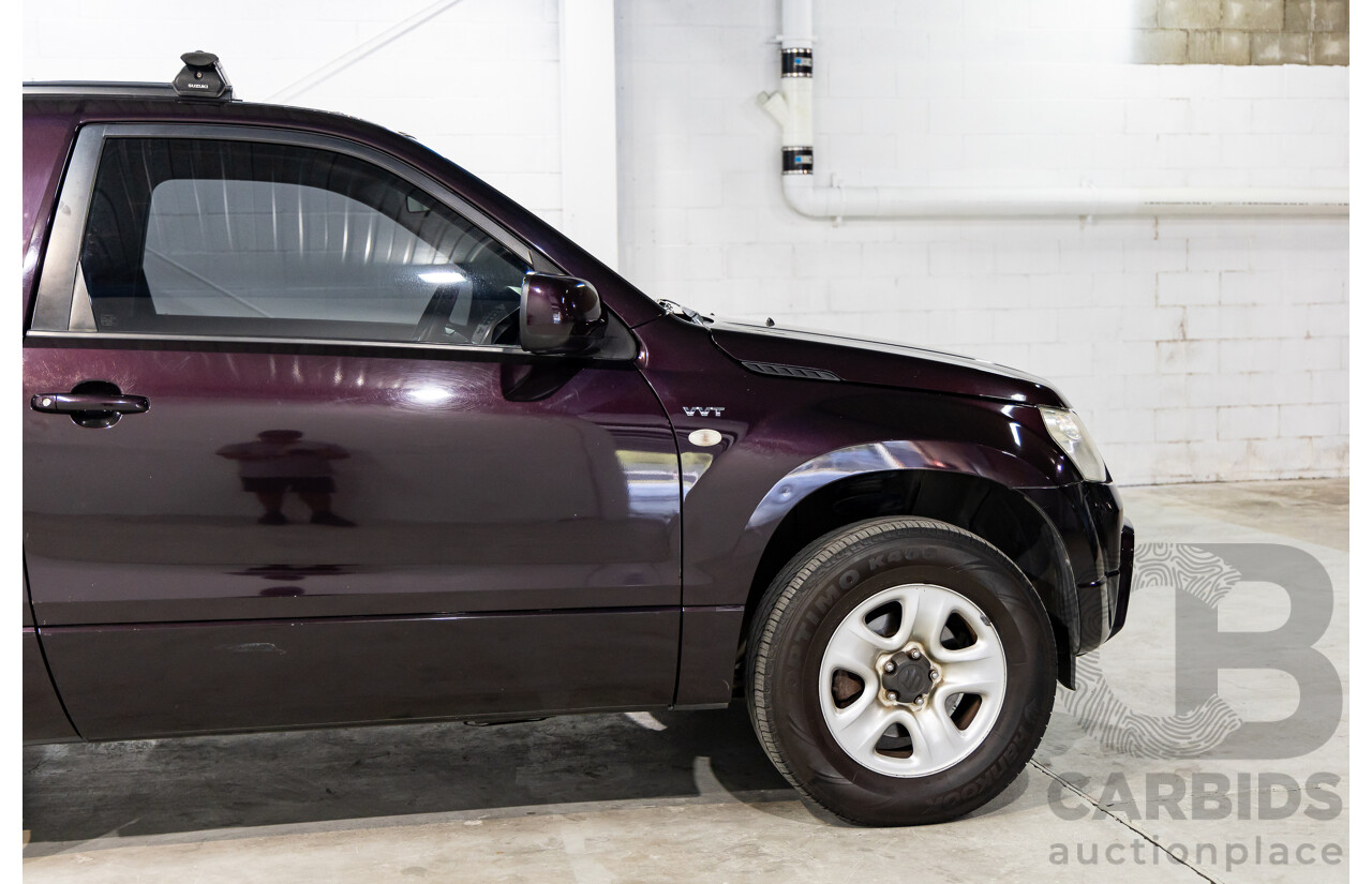 8/2008 Suzuki Grand Vitara (4x4) JT MY08 UPGRADE 2d Wagon Purple 2.4L