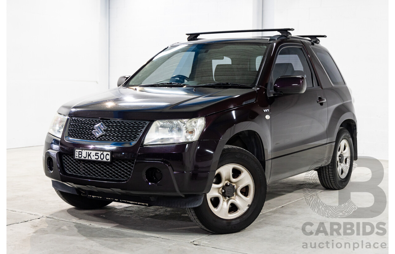 8/2008 Suzuki Grand Vitara (4x4) JT MY08 UPGRADE 2d Wagon Purple 2.4L