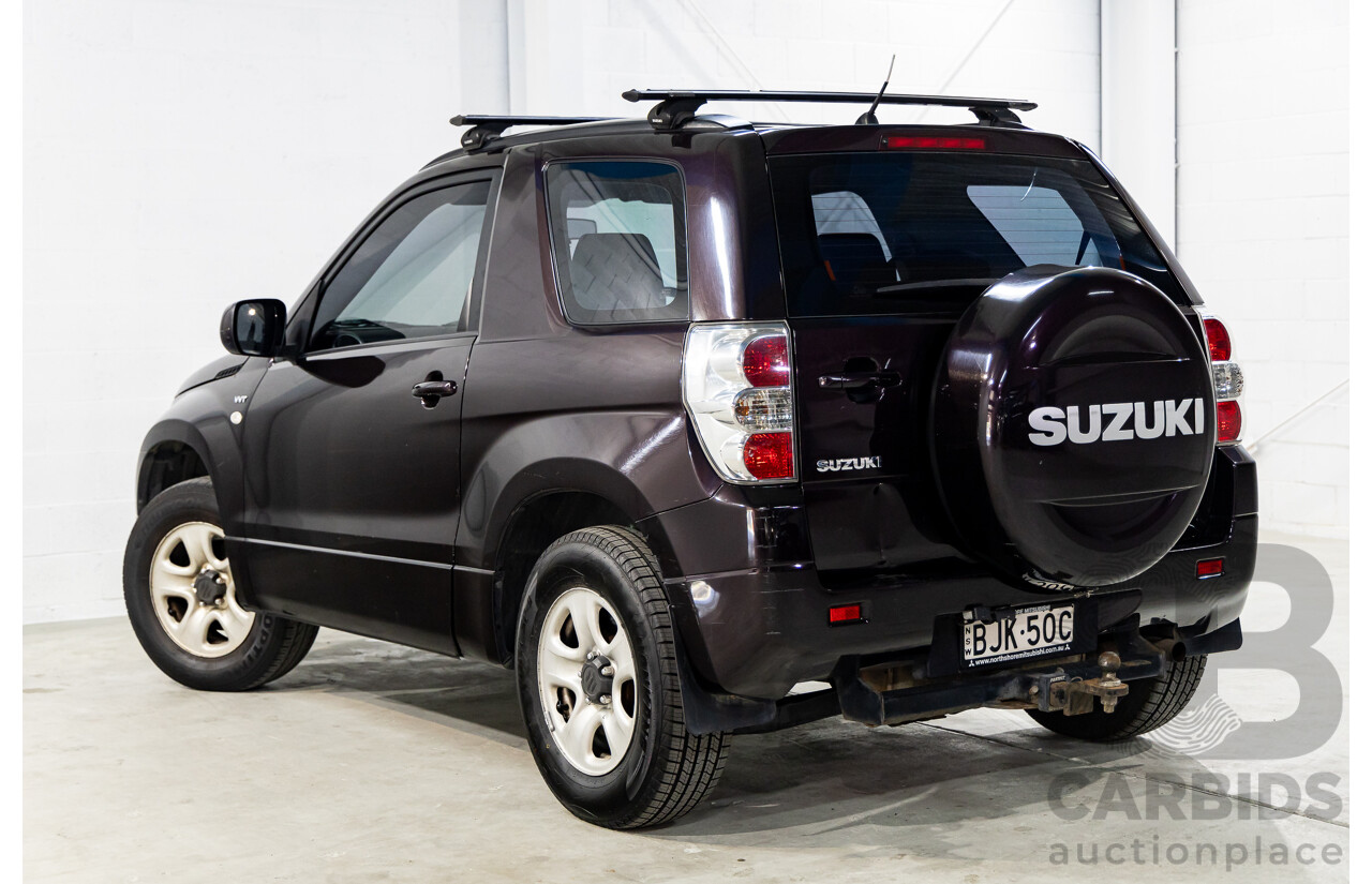 8/2008 Suzuki Grand Vitara (4x4) JT MY08 UPGRADE 2d Wagon Purple 2.4L