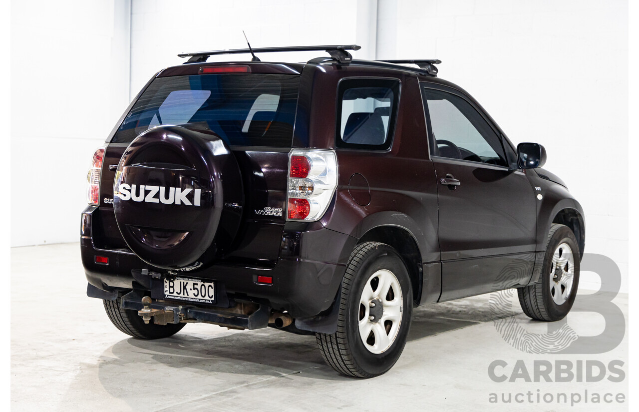 8/2008 Suzuki Grand Vitara (4x4) JT MY08 UPGRADE 2d Wagon Purple 2.4L