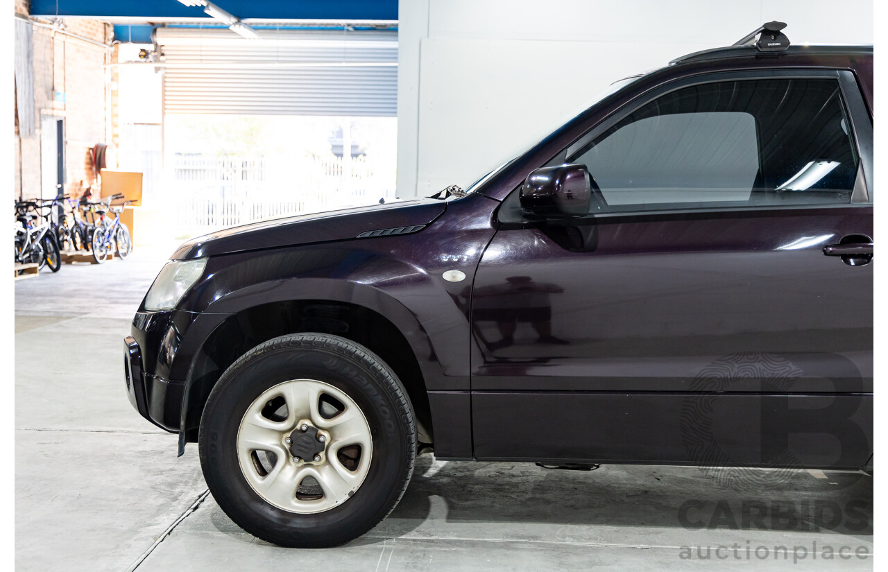 8/2008 Suzuki Grand Vitara (4x4) JT MY08 UPGRADE 2d Wagon Purple 2.4L