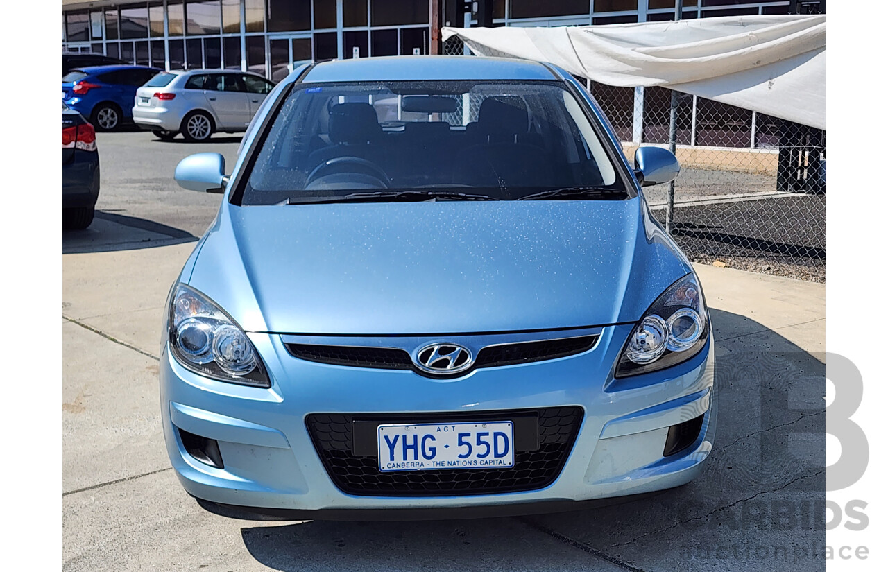 7/2010 Hyundai i30 SX 1.6 CRDi FD MY10 5d Hatchback Blue 1.6L