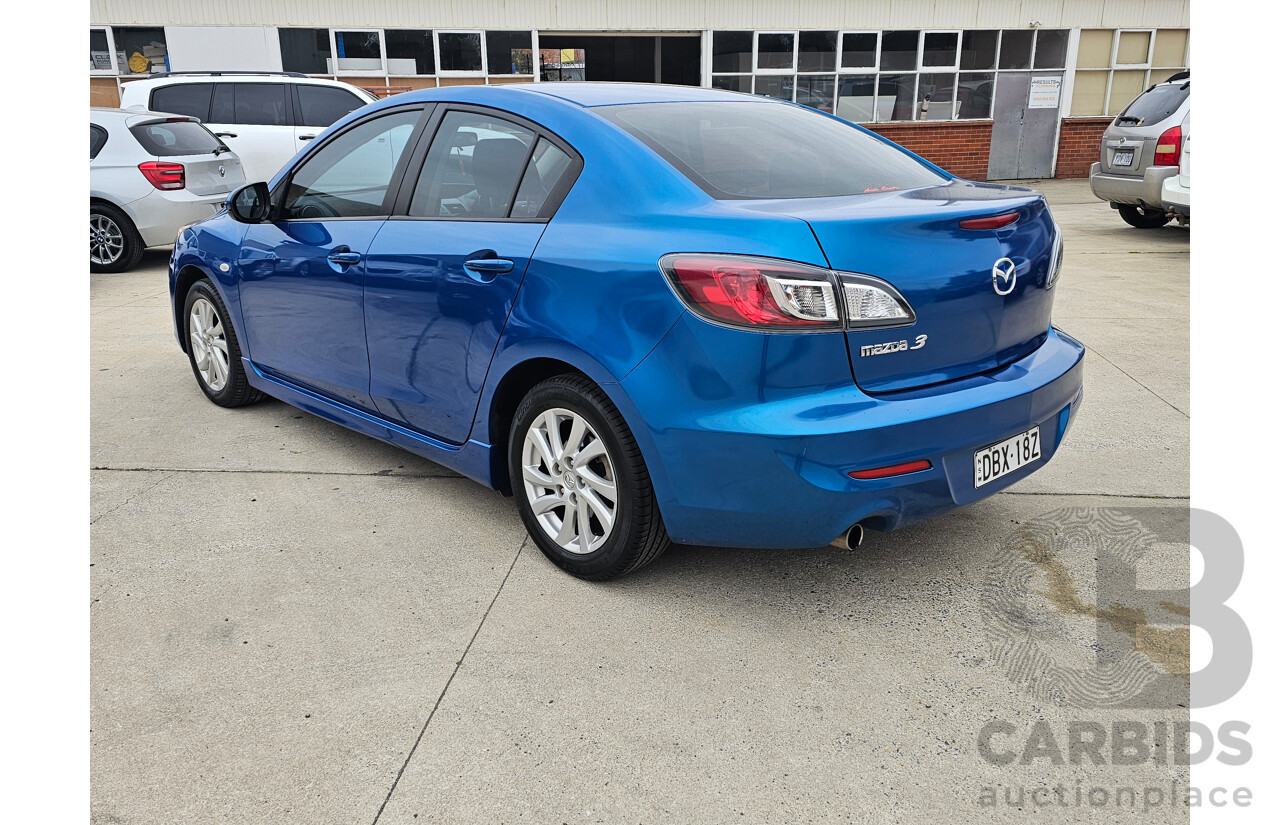 10/2011 Mazda Mazda3 MAXX Sport BL  4d Sedan Blue 2.0L