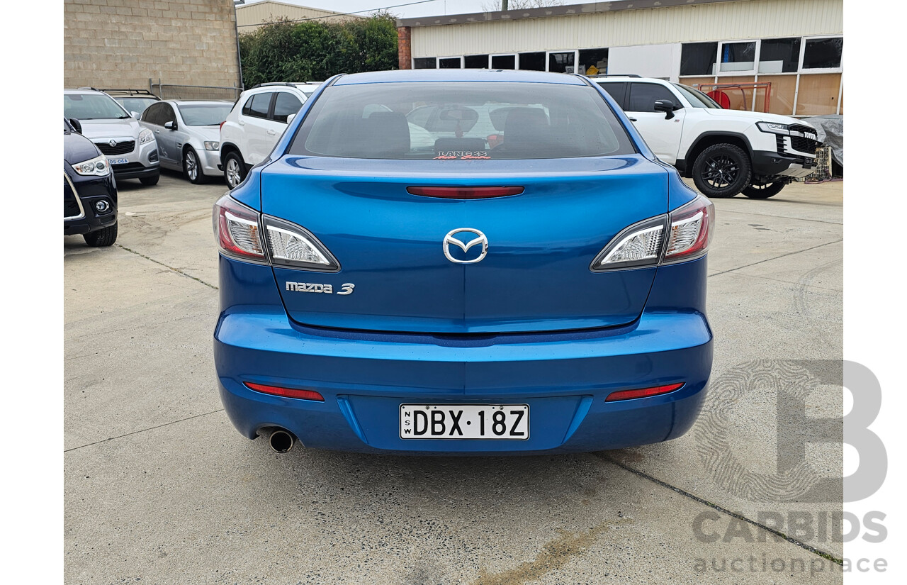 10/2011 Mazda Mazda3 MAXX Sport BL  4d Sedan Blue 2.0L