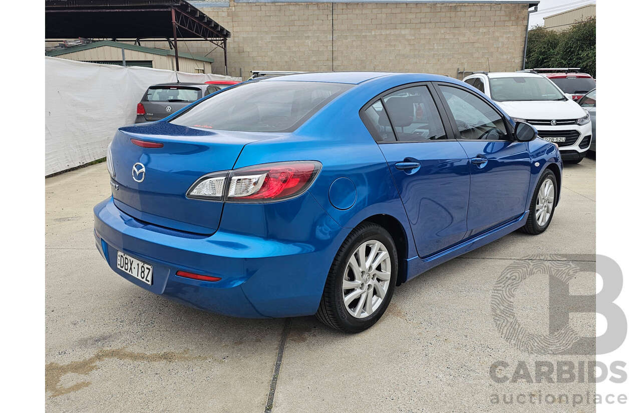 10/2011 Mazda Mazda3 MAXX Sport BL  4d Sedan Blue 2.0L