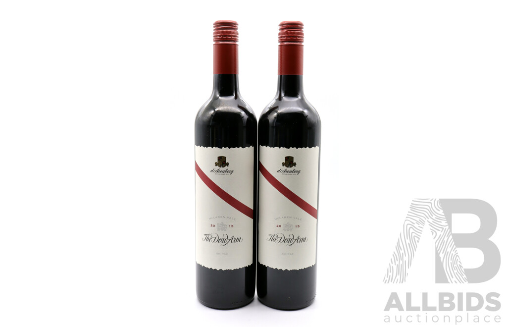 D'Arenberg The Dead Arm Shiraz Vintage 2015 X 2