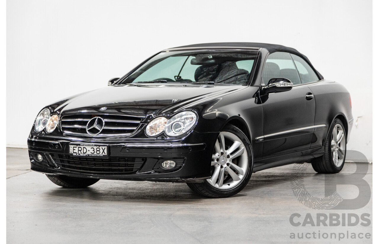 3/2006 Mercedes-Benz CLK200 Avantgarde C209 MY06 2d Cabriolet Black 1.8L