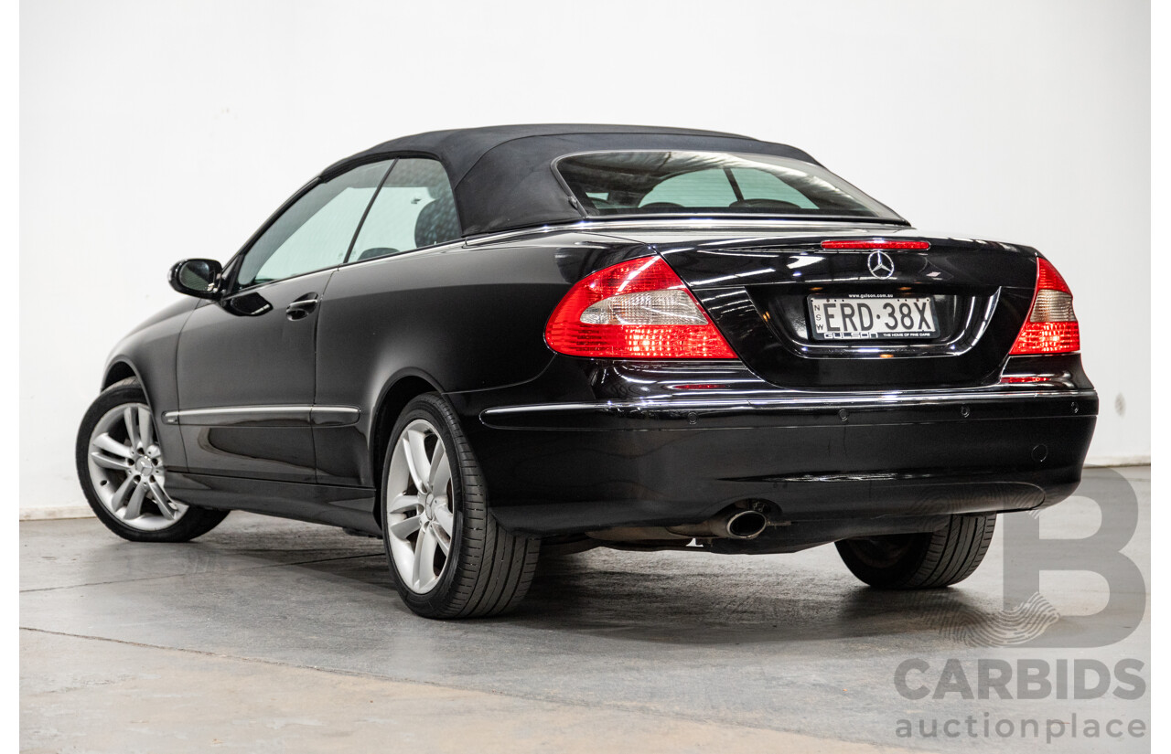 3/2006 Mercedes-Benz CLK200 Avantgarde C209 MY06 2d Cabriolet Black 1.8L