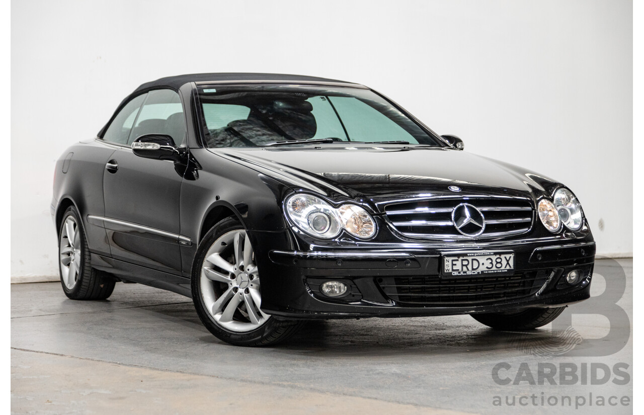 3/2006 Mercedes-Benz CLK200 Avantgarde C209 MY06 2d Cabriolet Black 1.8L