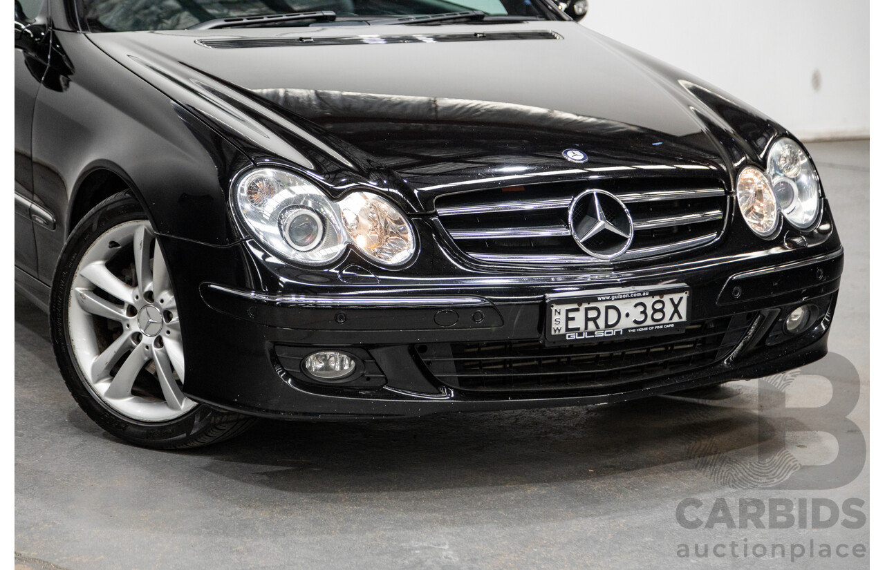 3/2006 Mercedes-Benz CLK200 Avantgarde C209 MY06 2d Cabriolet Black 1.8L