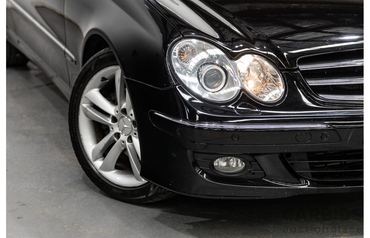 3/2006 Mercedes-Benz CLK200 Avantgarde C209 MY06 2d Cabriolet Black 1.8L