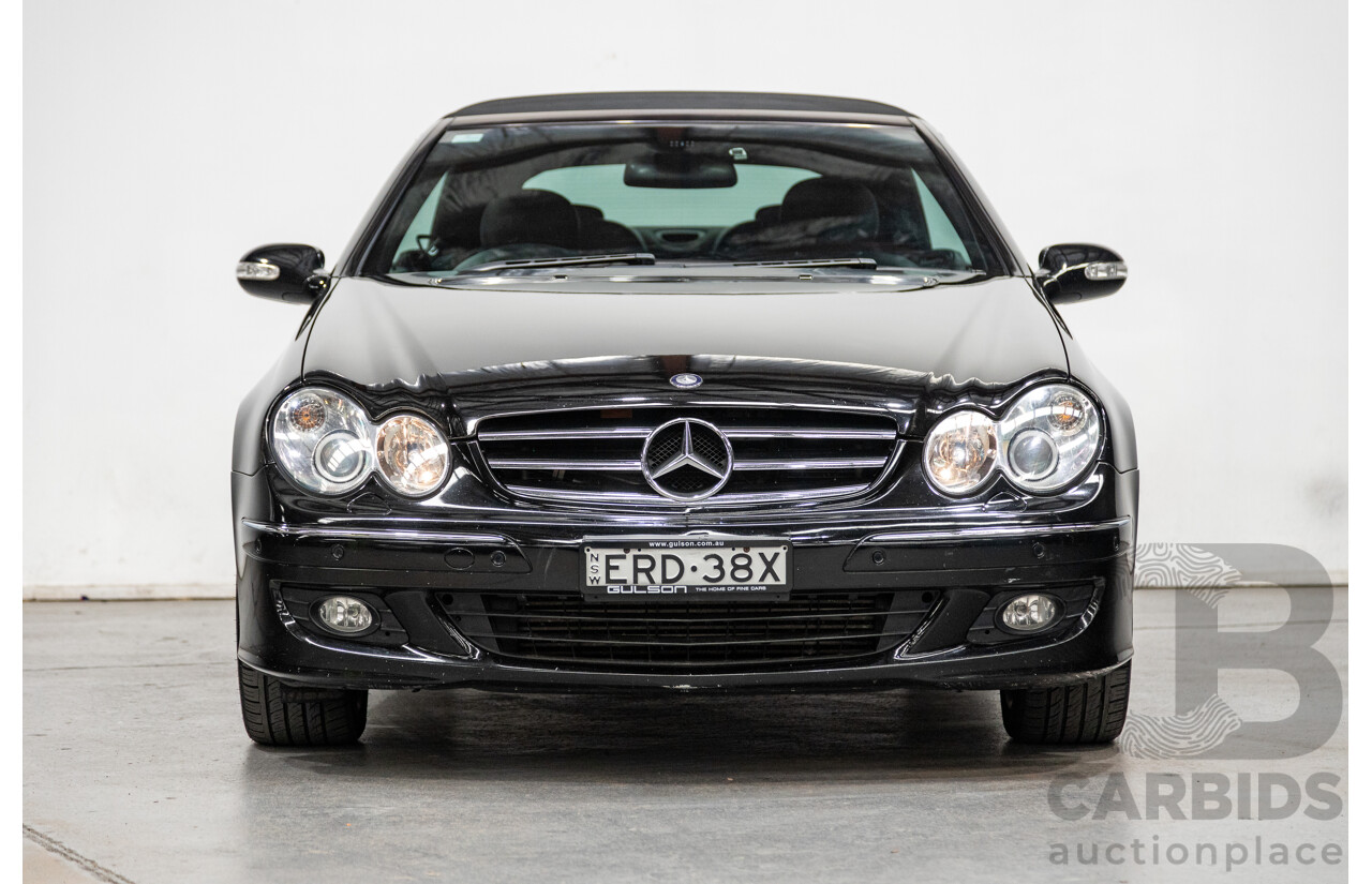 3/2006 Mercedes-Benz CLK200 Avantgarde C209 MY06 2d Cabriolet Black 1.8L