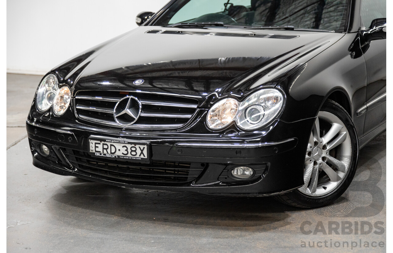 3/2006 Mercedes-Benz CLK200 Avantgarde C209 MY06 2d Cabriolet Black 1.8L