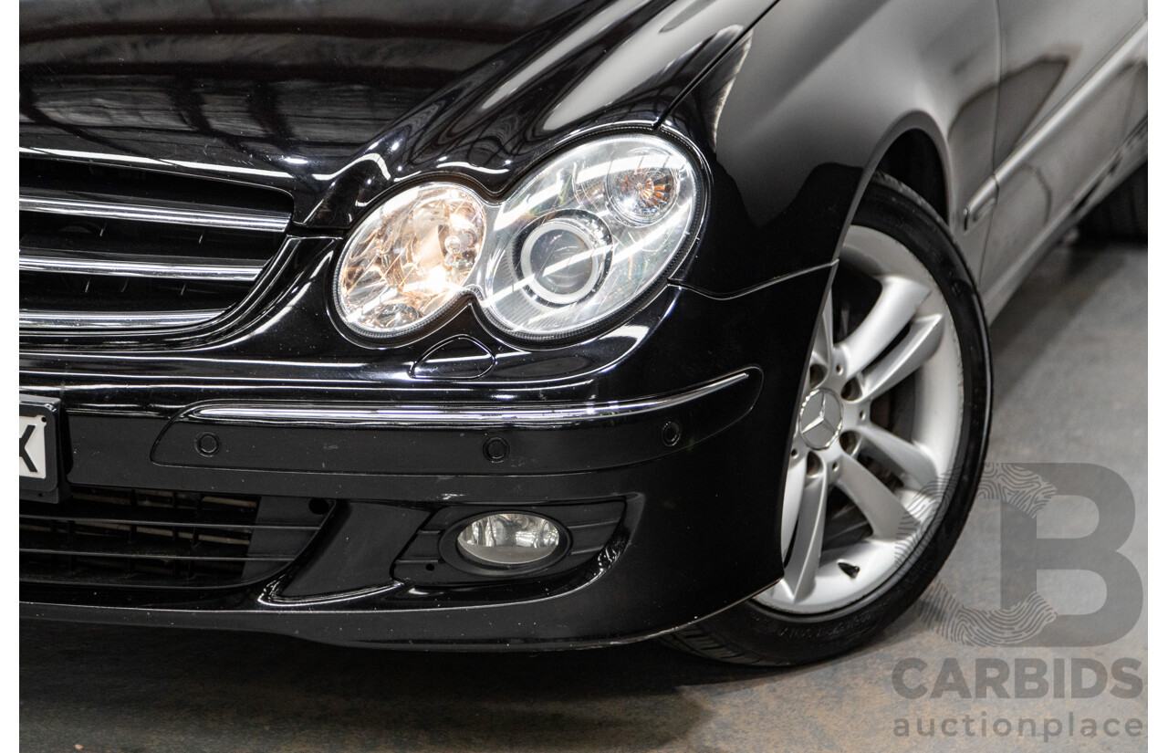 3/2006 Mercedes-Benz CLK200 Avantgarde C209 MY06 2d Cabriolet Black 1.8L