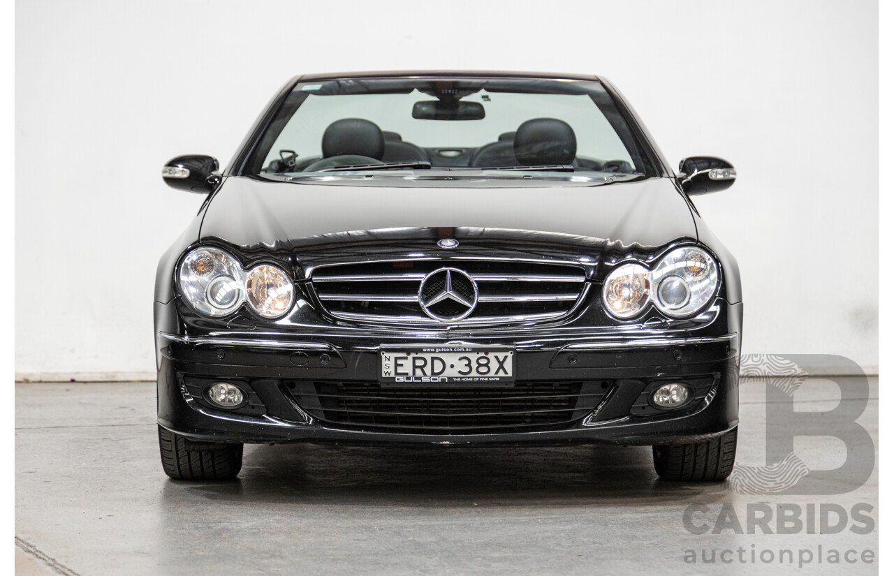 3/2006 Mercedes-Benz CLK200 Avantgarde C209 MY06 2d Cabriolet Black 1.8L