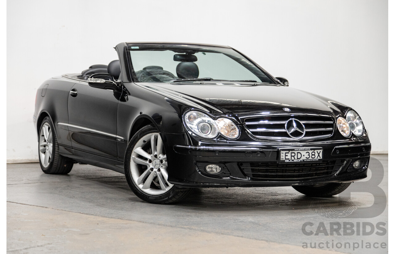 3/2006 Mercedes-Benz CLK200 Avantgarde C209 MY06 2d Cabriolet Black 1.8L