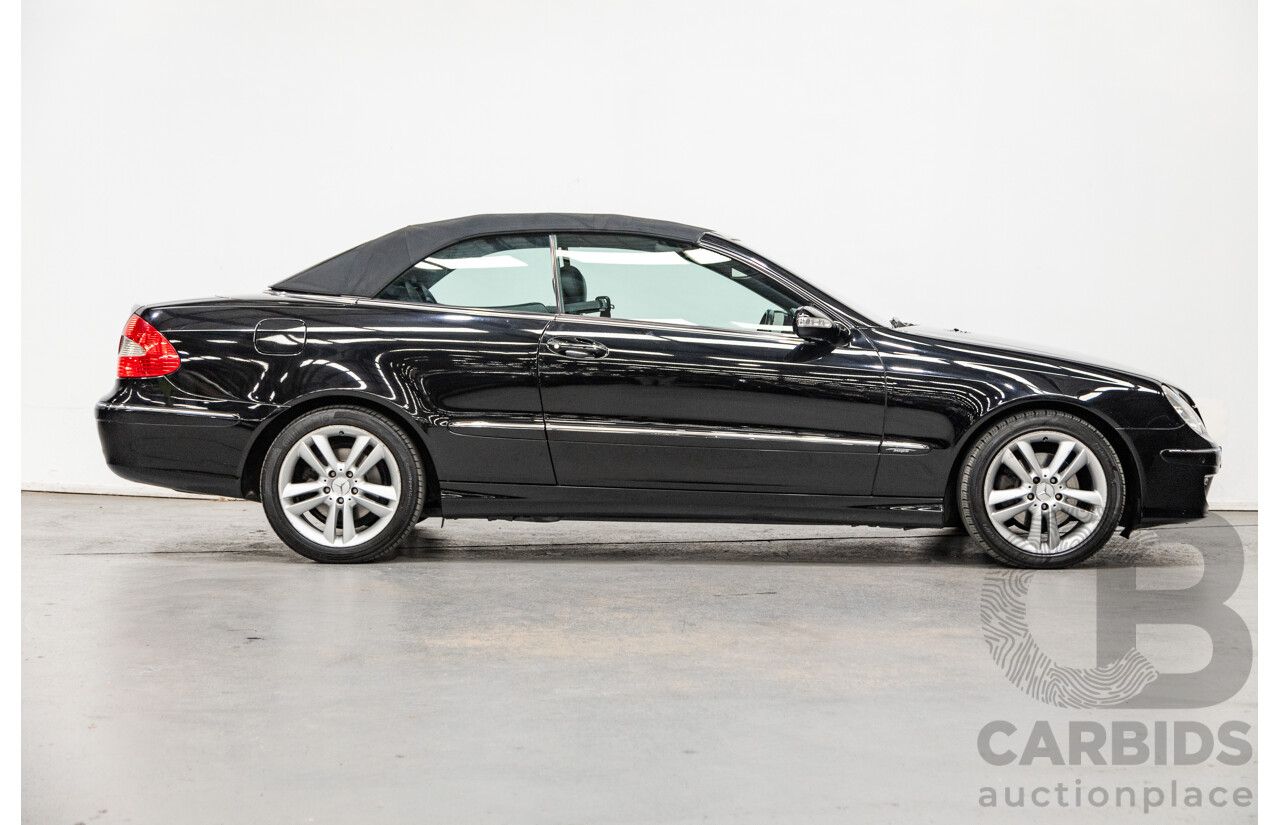 3/2006 Mercedes-Benz CLK200 Avantgarde C209 MY06 2d Cabriolet Black 1.8L