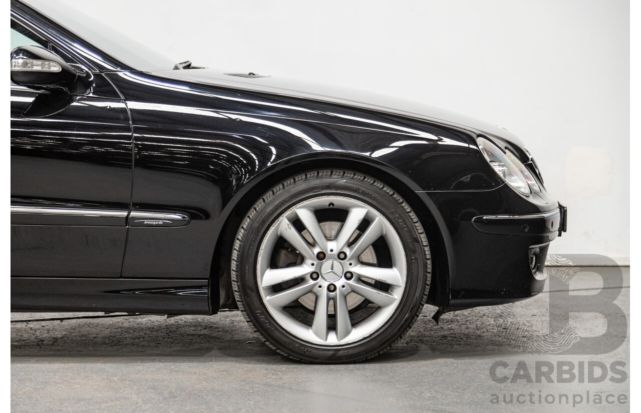 3/2006 Mercedes-Benz CLK200 Avantgarde C209 MY06 2d Cabriolet Black 1.8L