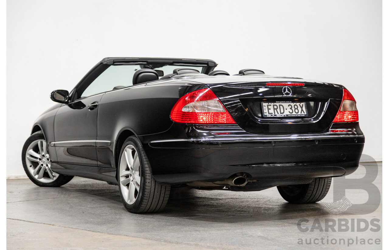 3/2006 Mercedes-Benz CLK200 Avantgarde C209 MY06 2d Cabriolet Black 1.8L