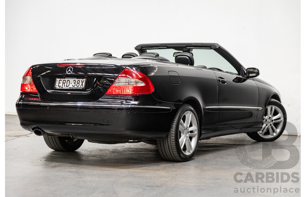 3/2006 Mercedes-Benz CLK200 Avantgarde C209 MY06 2d Cabriolet Black 1.8L