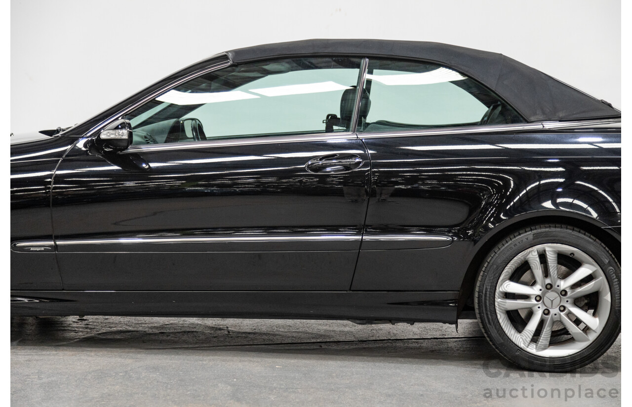 3/2006 Mercedes-Benz CLK200 Avantgarde C209 MY06 2d Cabriolet Black 1.8L