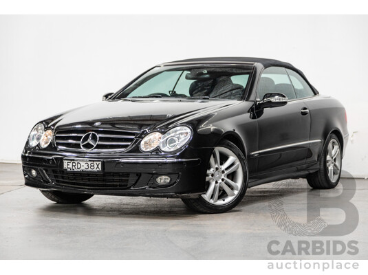 3/2006 Mercedes-Benz CLK200 Avantgarde C209 MY06 2d Cabriolet Black 1.8L