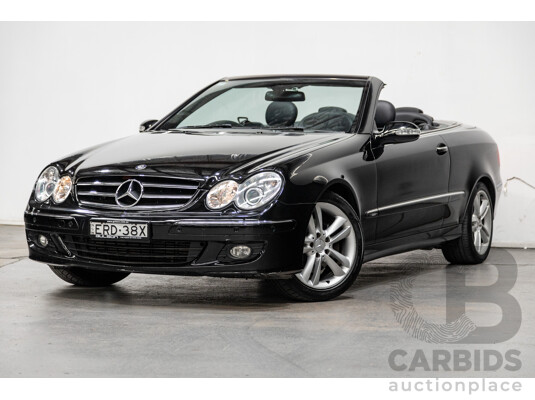 3/2006 Mercedes-Benz CLK200 Avantgarde C209 MY06 2d Cabriolet Black 1.8L