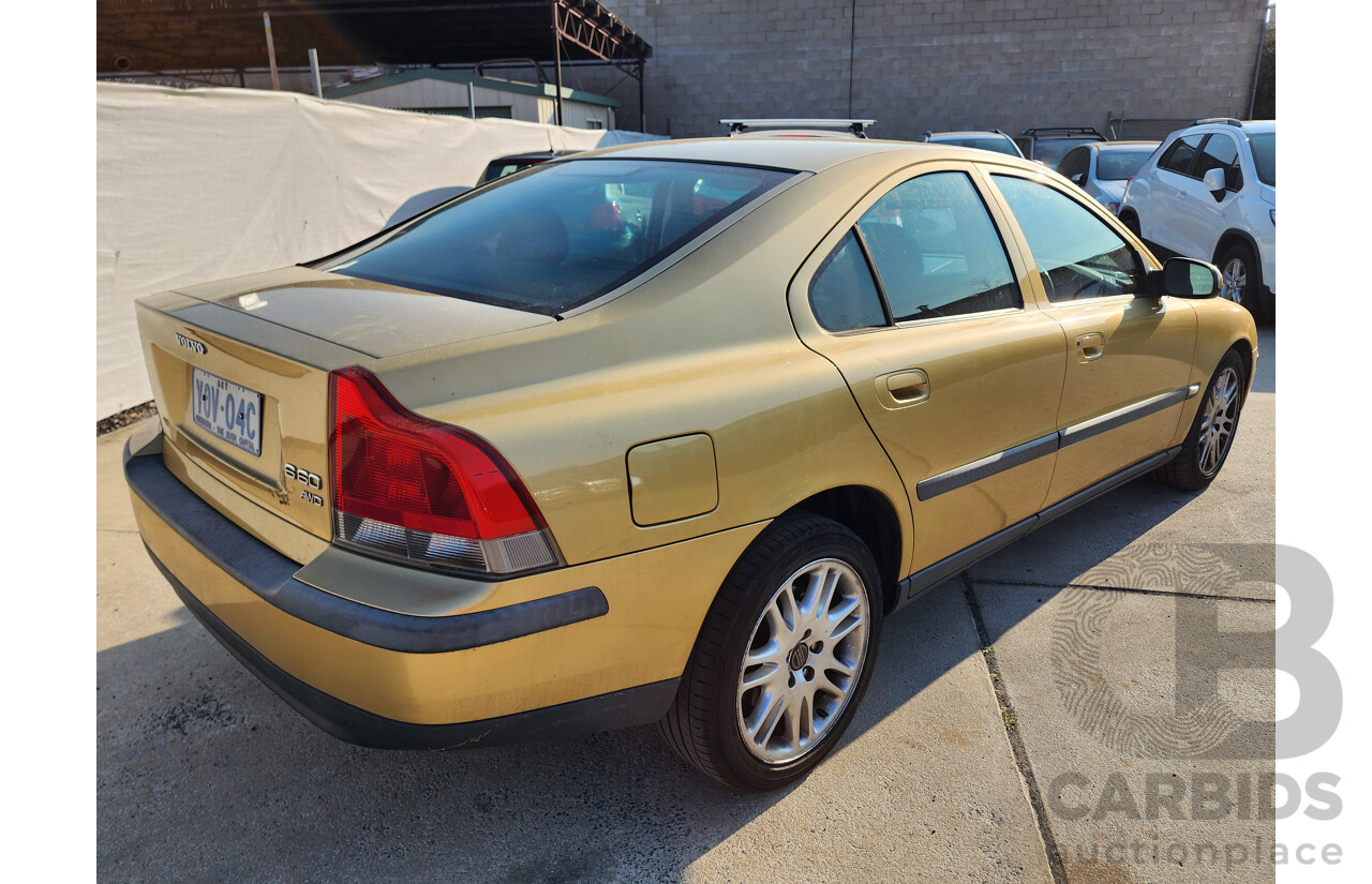 9/2003 Volvo S60 AWD  4d Sedan Gold 2.4L