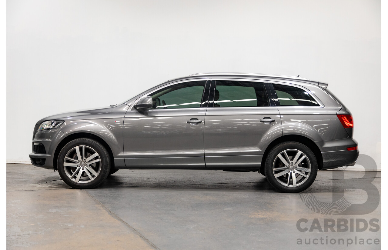 7/2011 Audi Q7 3.0 TDI Quattro (AWD) S-Line Package MY11 4d Wagon Condor Grey Metallic Turbo Diesel V6 3.0L - 7 Seater