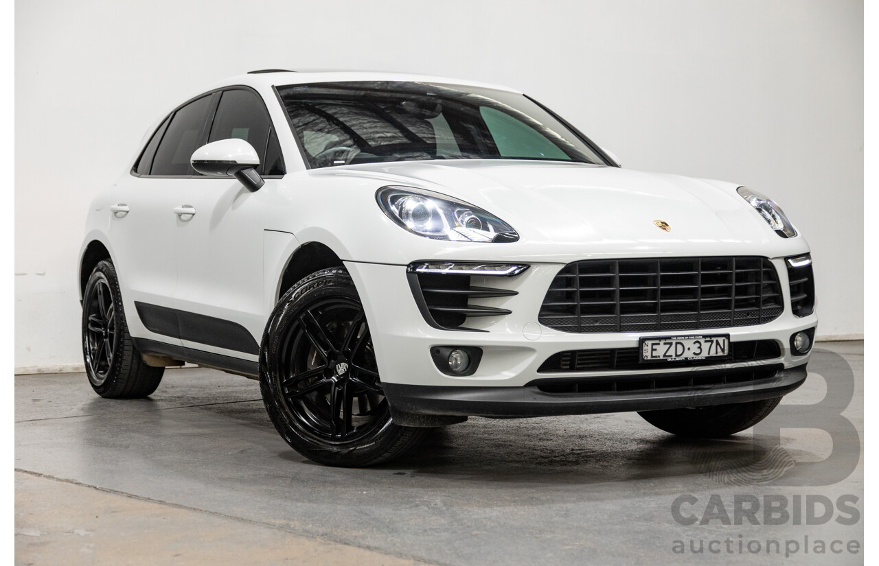 3/2018 Porsche Macan 95B MY18 AWD Wagon 5d PDK 7sp White 2.0T