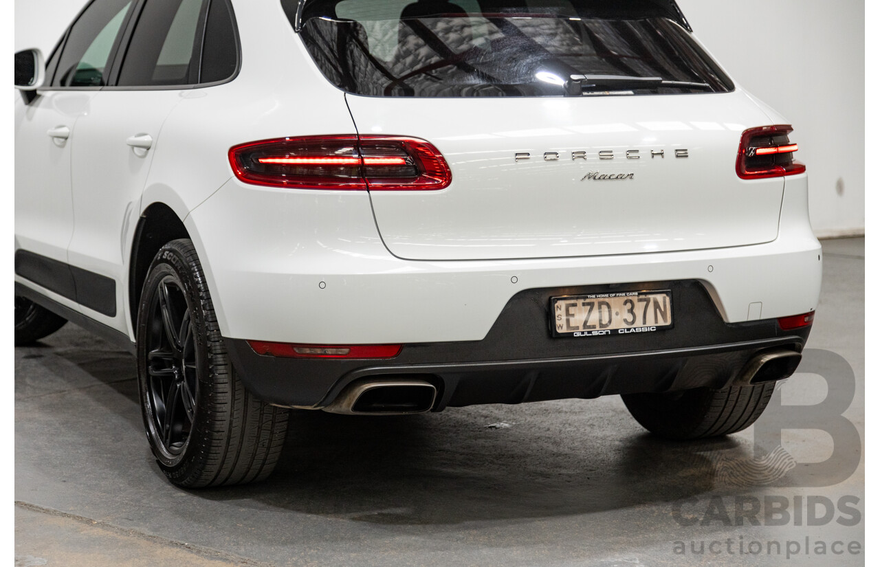 3/2018 Porsche Macan 95B MY18 AWD Wagon 5d PDK 7sp White 2.0T