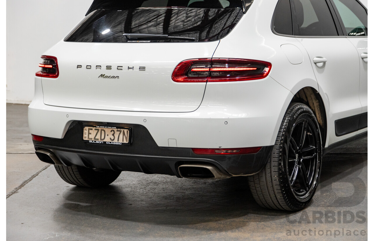 3/2018 Porsche Macan 95B MY18 AWD Wagon 5d PDK 7sp White 2.0T