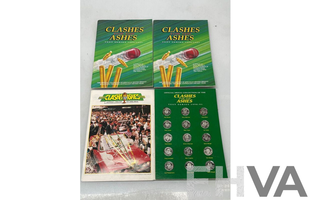 Clashes for the Ashes Collectable Coin Sets - Lot of 3