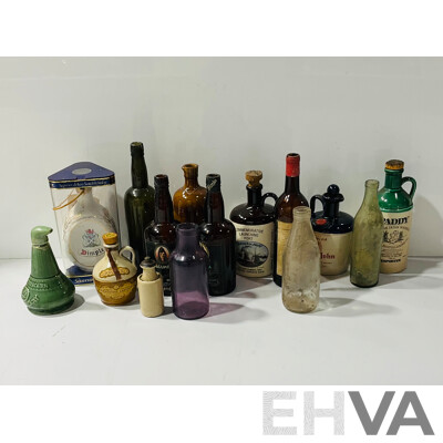 Collection Vintage and Other Bottles